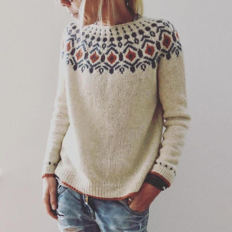 Besonderer Strickpullover