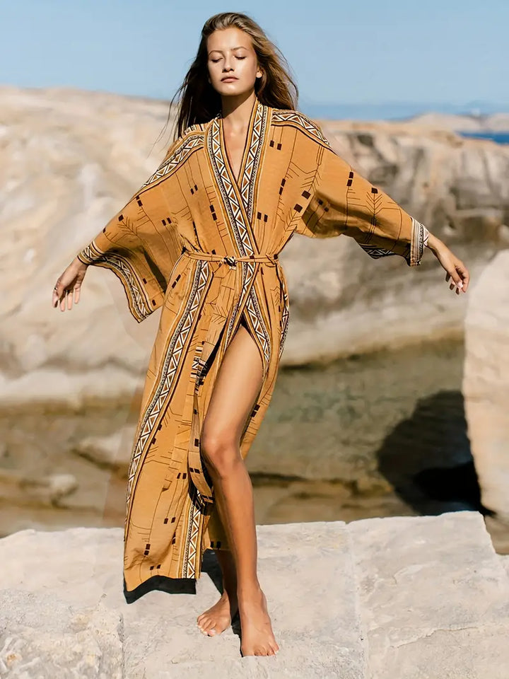 Boho-Kimono für große Größen