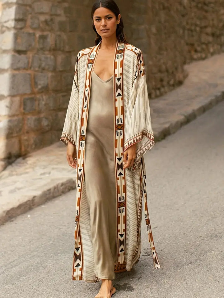 Boho-Kimono für große Größen